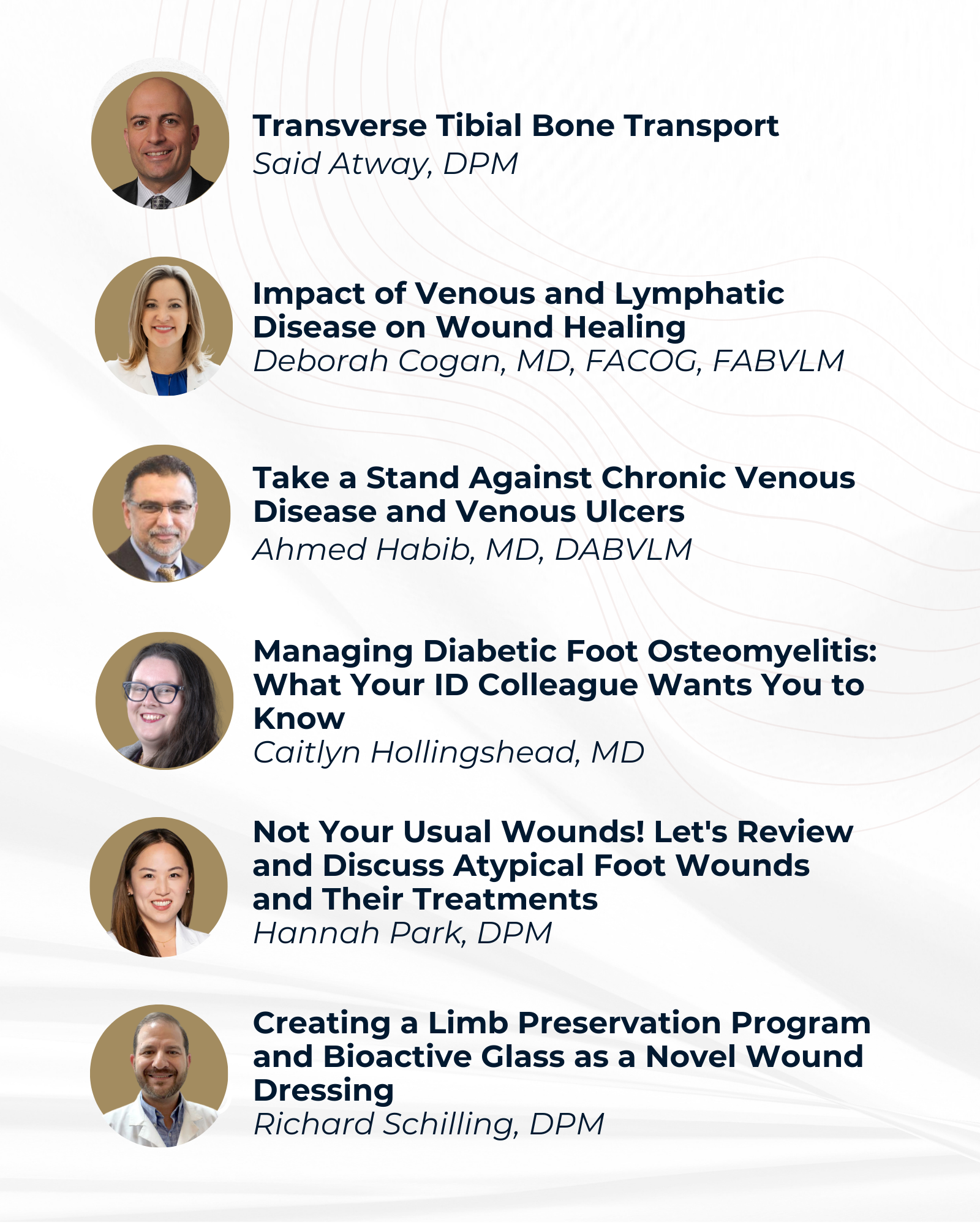 Wound Care Speakers