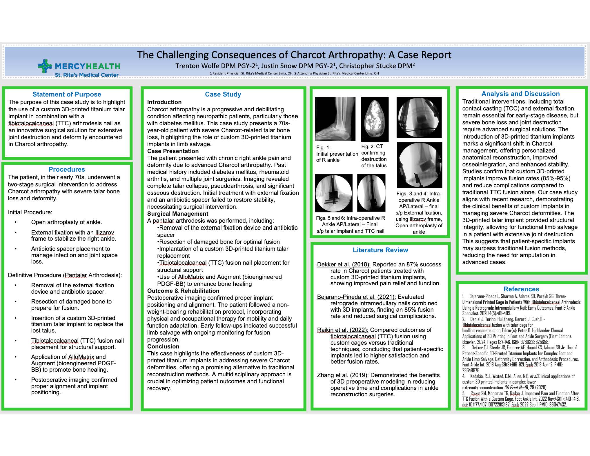 The Challenging Consequences of Charcot Arthropathy A Case Report